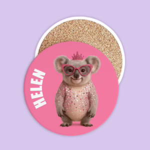 Ceramic Coaster - Glam Koala