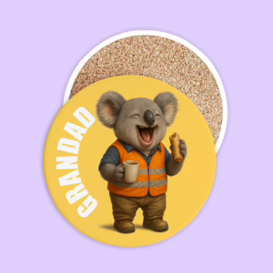 Ceramic Coaster - Tradie Koala