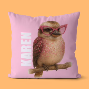 Canvas Cushion - Glam Kookaburra