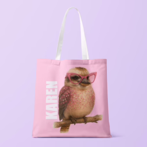 Canvas Tote Bag - Glam Kookaburra