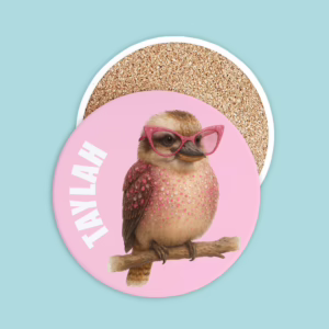Ceramic Coaster - Glam Kookaburra