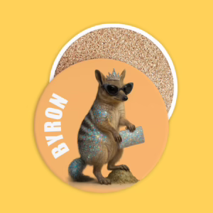Ceramic Coaster - Glam Numbat