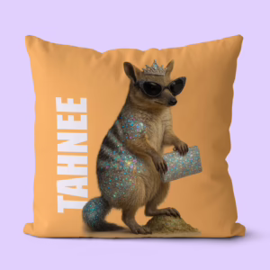 Canvas Cushion - Glam Numbat