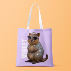 Canvas Tote Bag - Glam Quokka