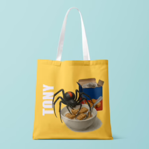 Canvas Tote Bag - Red Back Spider