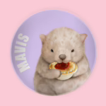 Melamine Side Plate - Wombat
