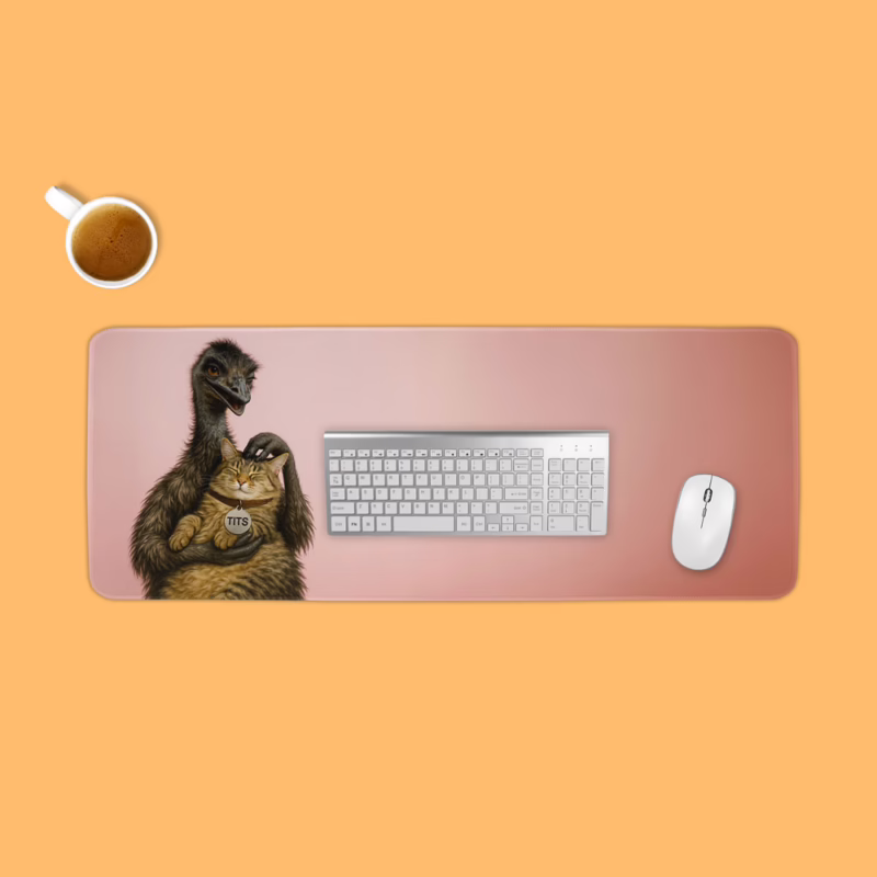 Desk Mat - Calm Your T!ts