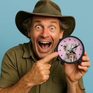 Australian Animal Desk Alarm Clocks