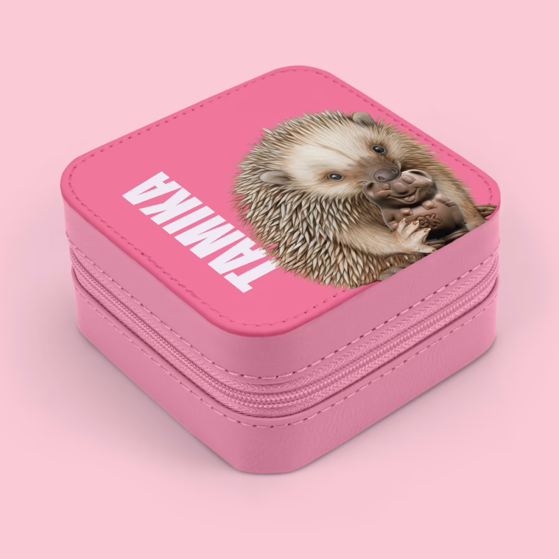 Travel Jewellery Case - Echidna