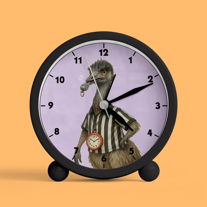 Desk Alarm Clock - Wake Up Emu