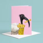 Australian Animal Greeting Card - Ibis