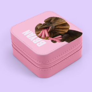 Travel Jewellery Case - Frilled Neck Lizard