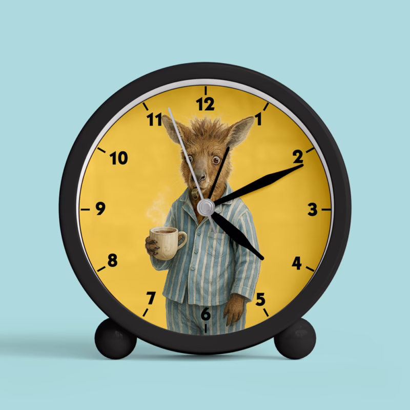 Desk Alarm Clock - Wake Up Kangaroo