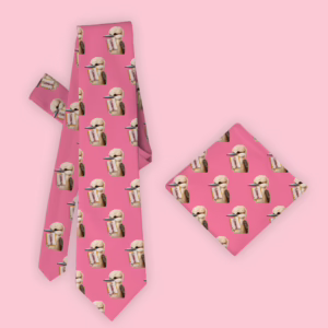 Australian Animal Iconic Tie & Pocket Square Set - Kookaburra