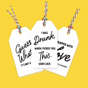Christmas Gift Tag Set - Sassy Vibes