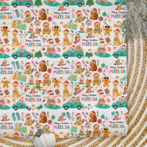 Personalised Christmas Wrapping Paper - A Very Aussie Christmas