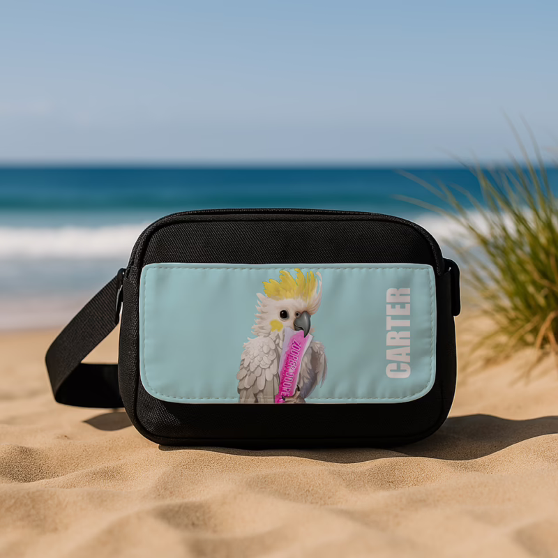 Cross Body Sling Bum Bag - Cockatoo