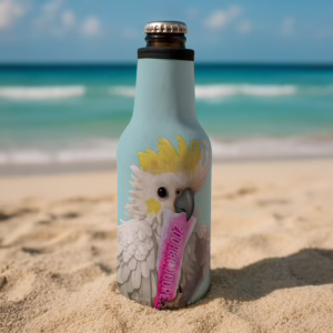 Stubby Cooler - Cockatoo