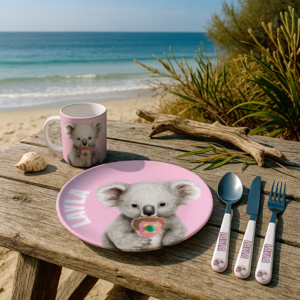 Melamine Adults Dinner Set - Koala