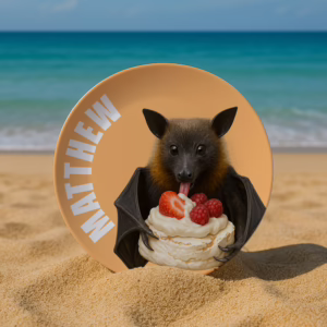 Melamine Dinner Plate - Bat