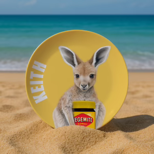 Melamine Dinner Plate - Kangaroo