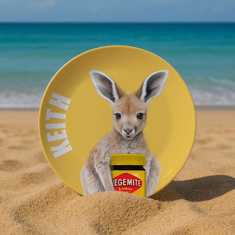 Melamine Dinner Plate - Kangaroo
