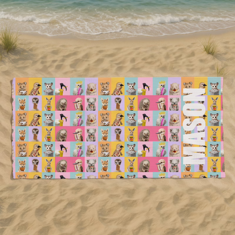 Sand Free Beach & Gym Towels - Aussie Faves