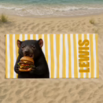 Sand Free Beach & Gym Towels - Tassie Devil
