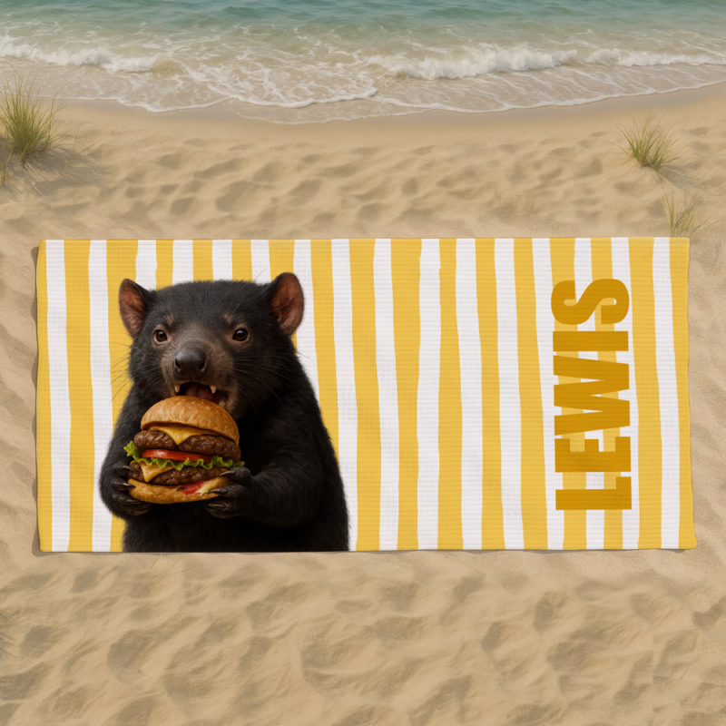 Sand Free Beach & Gym Towels - Tassie Devil