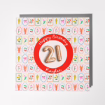 Personalised Birthday Age Card - Amalfi